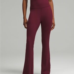 Lululemon groove nulu pants - red Merlot size 8